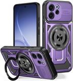 Techsuit RuggedCam Back Cover voor Oppo Reno15 F/FS - Paars