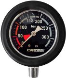 Cressi Pro Manometer Zilver Black / Silver / Green