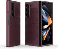 Techsuit Hoesje geschikt voor Samsung Galaxy Z Fold 6 - Magic Shield Silicone Back Cover - Bordeaux