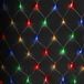 VoltShine Platte lichtketting, 3 AA-batterijen, RGBY-kleuren, 3 m x 1,5 m