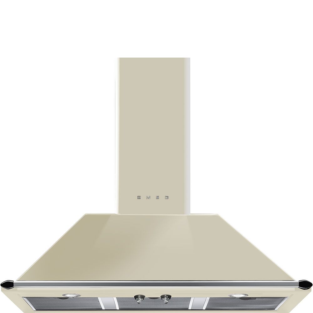 Smeg KT100PE - Afzuigkap - Muurmontage - Crème - 787 m³/uur - A