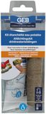 GEB Complete afdichtingsset voor metalen schroefverbindingen. Demonteerbaar – onmiddellijke watertoevoer – geschikt voor drinkwater – tube 50 ml + filament 20 g, groen
