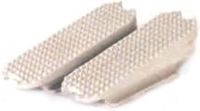 Kerbl Stijgbeugelinleg schuin, rubber, wit, 12 cm