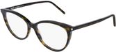 Saint Laurent Sl 261 Lunettes De Vue Femme Havane Oeil De Chat 53mm