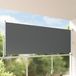 Maison Exclusive - Auvent latéral rectangulaire 160 x 300 cm polyester anthracite