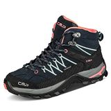 Cmp Wandelschoenen Rigel Mid Dames Suède Blauw/zwart Maat 36