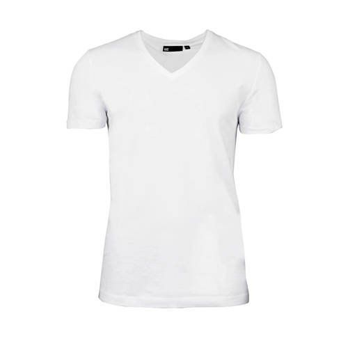 WE Fashion Fundamental slim fit T-shirt - wit - heren