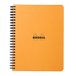 RHODIA 193448C - Spiraalschrift Notebook Oranje - A5+ 16 x 21 cm - Dot Stippen - 160 Pagina's