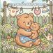 Cozy Mom & Baby Moments Coloring Book