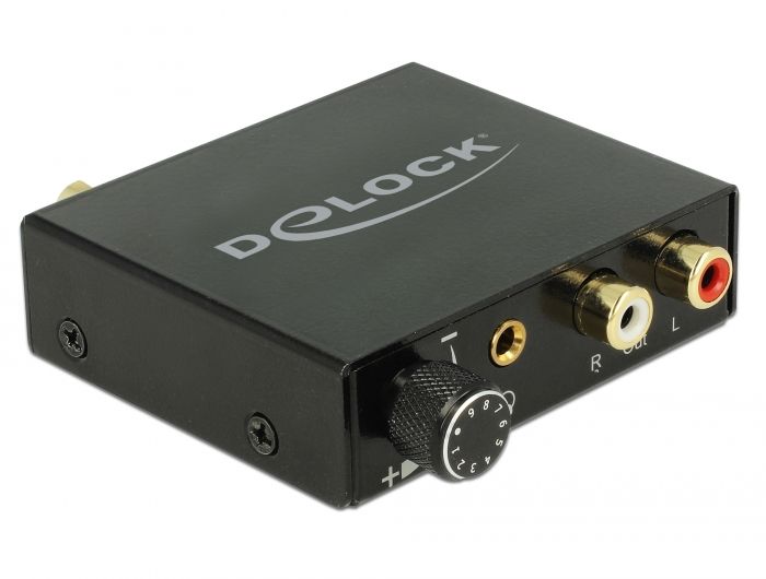 DeLOCK 63972 - Audio omzetter - Zwart