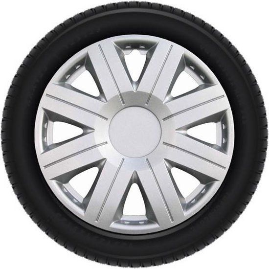 Wieldoppen set - 13 inch - Cosmos (Zilver) - 4 stuks