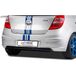 Achterskirt Hyundai Achterskirt 'Diffusor' compatibel met Hyundai i30 (FD/FDH) 2007-2010 (ABS zwart glanzend)