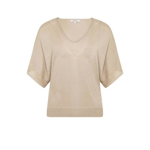 Morgan Semi-Transparent Top - Beige