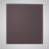 vidaXL Rolgordijn verduisterend 120 x 120 cm Koffiebruin