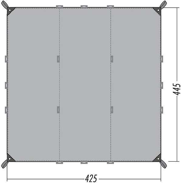 Tatonka Tatonka Tarp 1 Simple, grijs