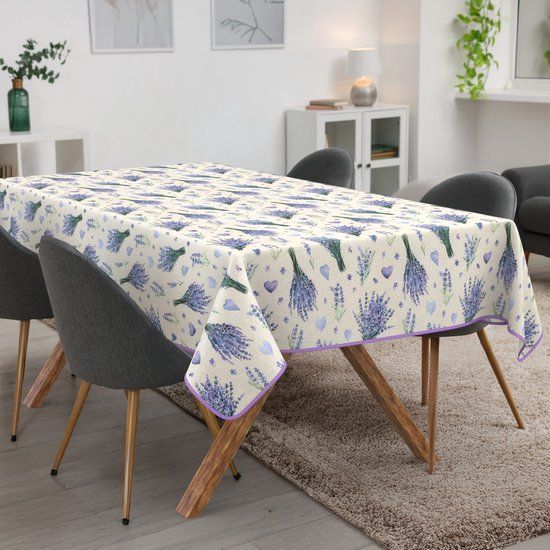 ANRO Tafelkleed Lavendel Paars 140x120cm