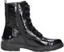 Tamaris COMFORT Essentials Dames Veterboots - Zwart Lak - Maat 38