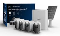 Arlo Ultra3 4K beveiligingscamera + Zonnepaneel - 4 Cam Kit (incl. Smart Hub)