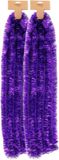 Inge-glas Inge Christmas Goods Kerstslingers - 2x - paars - folie - 270 cm