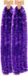 Inge-glas Inge Christmas Goods Kerstslingers - 2x - paars - folie - 270 cm