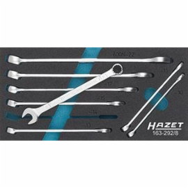 HAZET Ring-steeksleutelset 8-delig 10-22mm in 1/3 163-292/8