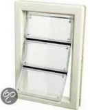 Ideal Pet Products Air Seal Pet Door XL White Plastic 47x35cm
