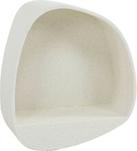 Wandrek Agata Composiet - Wit - Kunststof - 44 cm