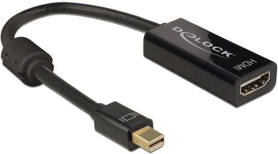 DeLOCK Mini DisplayPort naar HDMI Adapter - 0.2m - Zwart