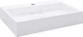 vidaXL Lavabo 60x38x11 cm résine minérale/résine marbrière blanc