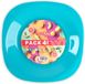 Plasticforte Bordenset - 4 Stuks - Blauw - Kunststof - 21 cm