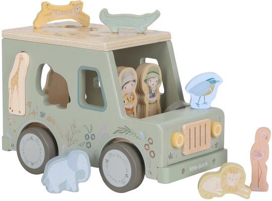 Top1Toys Little Dutch Vormenstoof FSC - Safari Friends