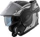 Bogotto FS-X600 Atyr Helm - Systeemhelm - Zwart Mat/grijs - Maat XL