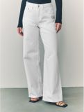 Next - Dames - Jeans met wijde pijpen - Wit