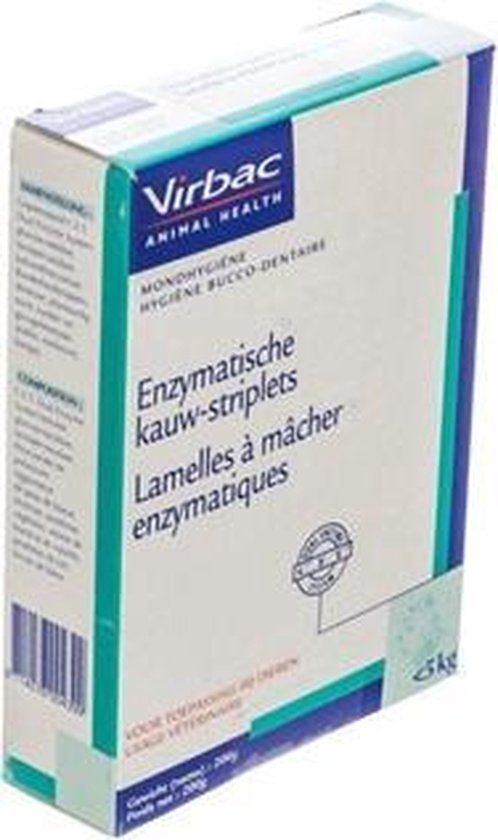 Virbac C.E.T. Kauwstriplets hond tot 5 kg - doos 200 gram