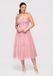 Ombre LARICA Jurk - Polyamide - Rits - Donkere Roos S