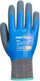 Portwest Vloeistofdichte High Risk Snijbestendige Handschoen - Blauw - S
