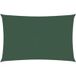 DESIGN IN Voile D'Ombrage Voile De Parasol Tissu Oxford Rectangulaire 5x8 M Vert Foncé