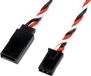 Revtec Servo Extension Lead - HD Silicone Twisted - Futaba - 22AWG / 60 Strands - 100cm