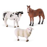 TERRA by Battat - Schapen, stieren, paarden - kinderspeelgoed met dieren - boerderijdieren figuren - schaap, stier, paard - 3 jaar +