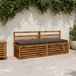 vidaXL Bankkussen SOEST 100% Polyester Antraciet 180 x 40 x 8 cm