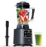 TOKIT 8-in-1 blender 2000 ml, Pro blender, 1400 W, metaal, met lcd-touchscreen en 8 menu's en 9 snelheden voor smoothie, ijsmolen