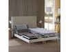 Lit électrique relaxation matelas mousse 35hr beige 2x80x200