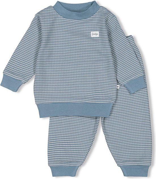 Feetje Wafel Pyjama ijs blauw