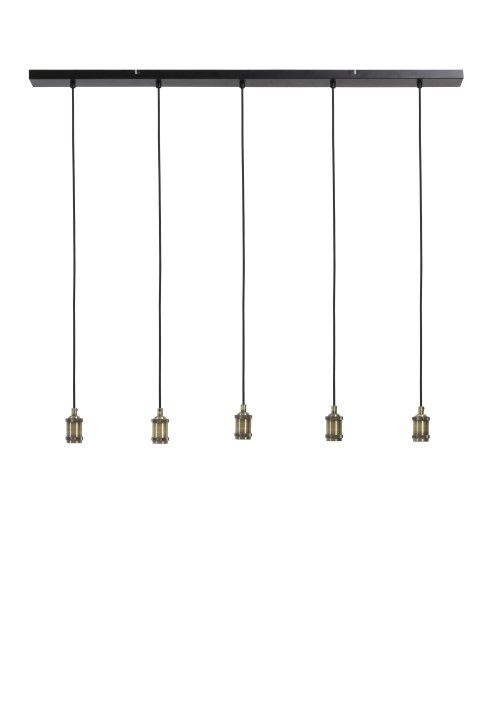 Light & Living Hanglamp MADELIN 5L 120x17xmax120 cm - antiek brons - 8717807163617