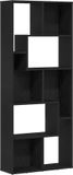 vidaXL Boekenkast 67x24x161 cm bewerkt hout zwart eikenkleurig