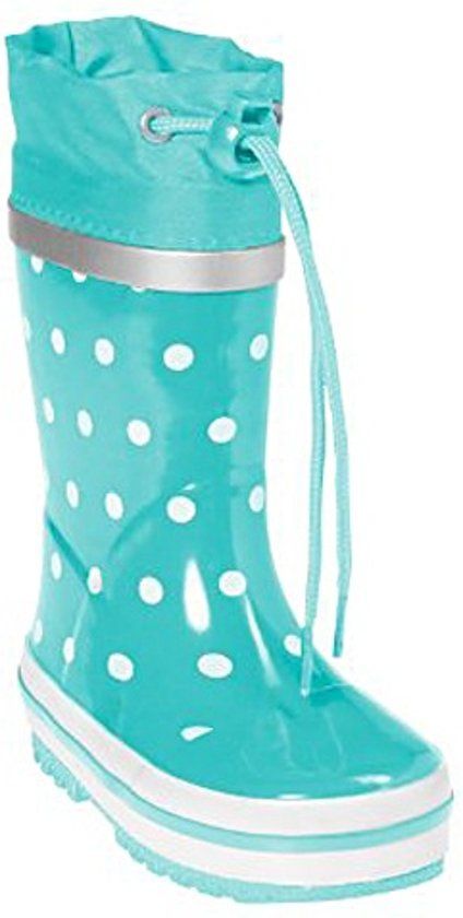 Playshoes Regenlaarzen Stippen Maat 20/21 Turquoise