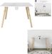 Home Deco Kids Kindertafel - Bouwtafel - Knutseltafel - Tekentafel - Wit - Hout