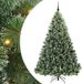 vidaXL Kunstkerstboom met 300 LED, Standaard, Groen, 210 cm, PE en PVC