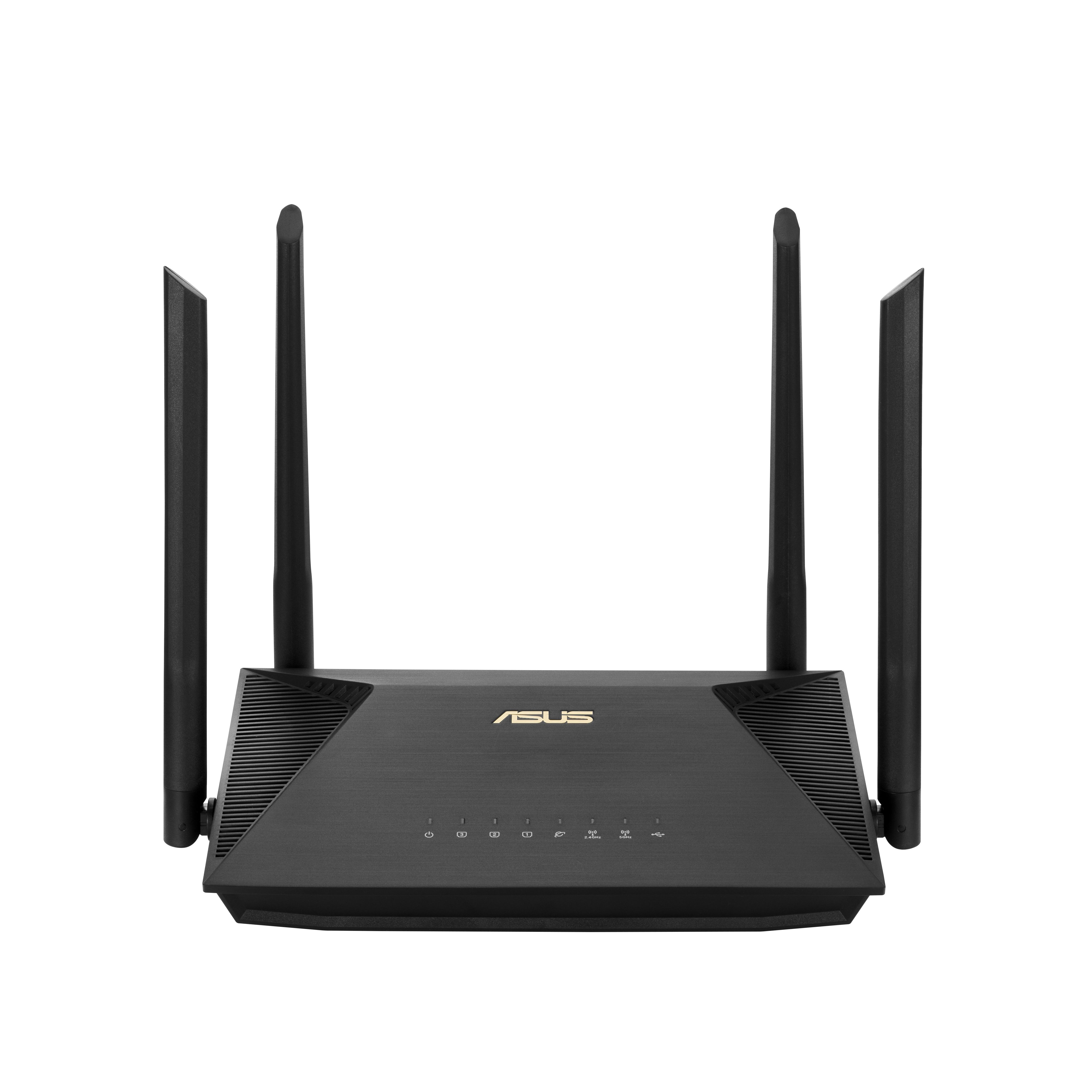 ASUS RT-AX1800U - WiFi 6 Router - 1800 Mbps - Dual-Band - Black