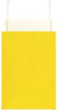 vidaXL Papieren zakken 50 st met hengsels 32x17x25 cm geel